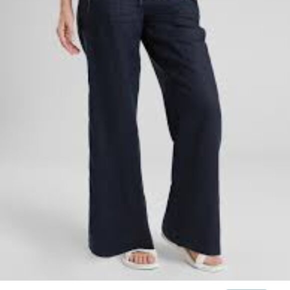 Athleta Linen wide  leg pants - Picture 12 of 14